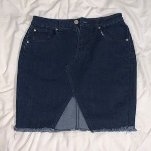 Mini Jean Skirt